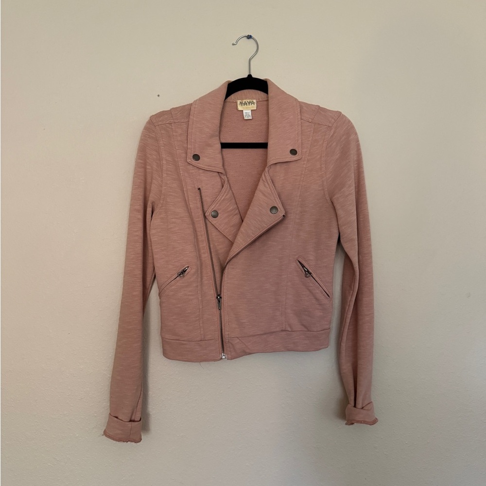 Urban Outfitters Women's Blush Leather Jacket